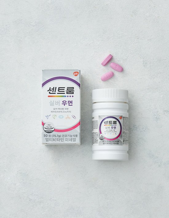 [센트룸] 멀티비타민 실버 포 우먼 (50일분)