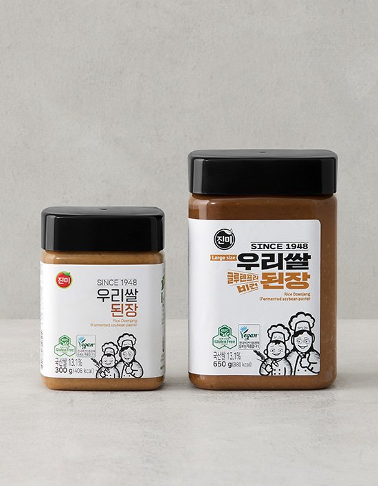 [진미] 우리쌀 된장 2종 (글루텐 프리)