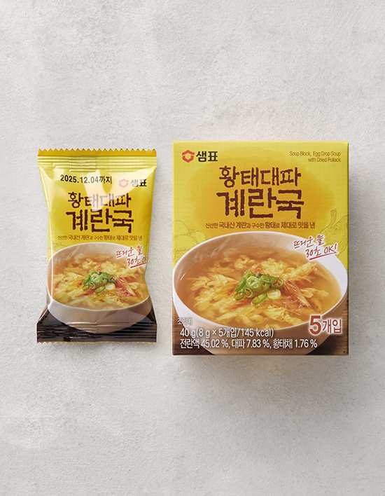 [샘표] 황태 대파 계란국 8g*5입