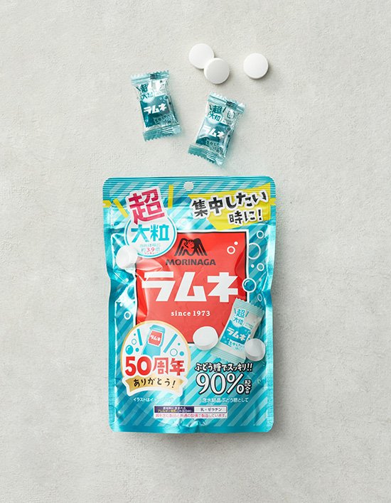 [모리나가] 라무네 포도당 캔디 60g