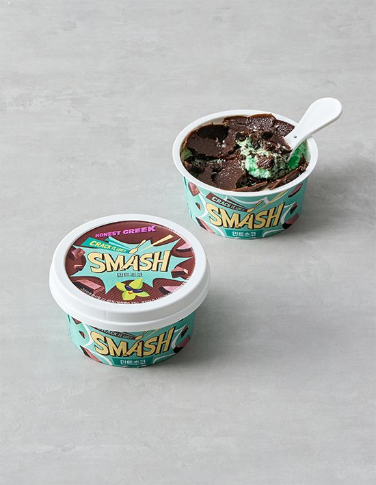 [어니스트그릭] Smash 깨먹는 민트초코 그릭요거트 100g