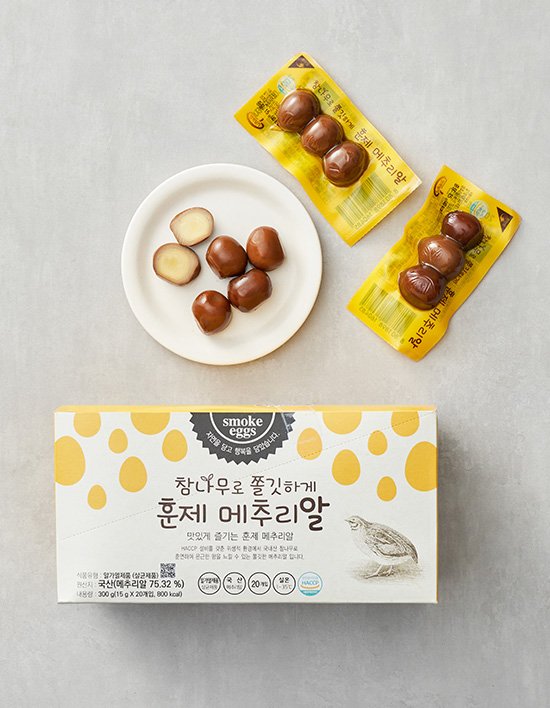 [행복담기] 훈제메추리알3입 (20입)