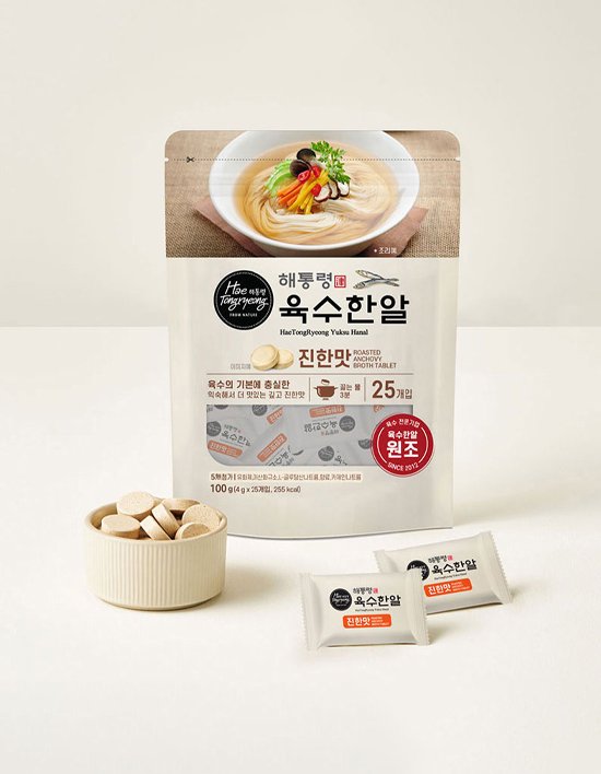[해통령] 육수한알 진한 맛 (코인육수/25정)