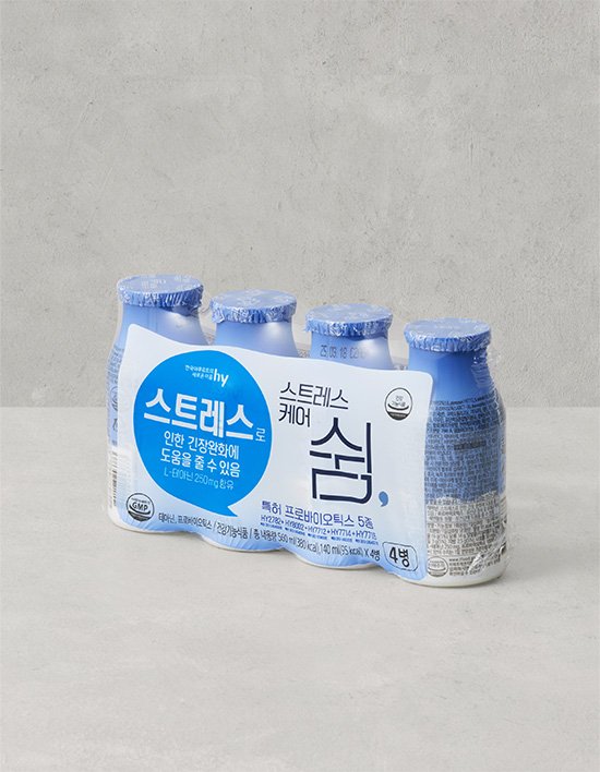 [한국야쿠르트] 스트레스 케어 쉼 (140mL X 4개입)