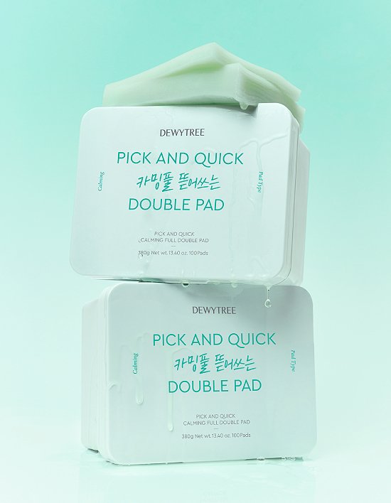 [듀이트리] (new)픽앤퀵 뜯어쓰는 더블 패드 100매 4종 (택1)