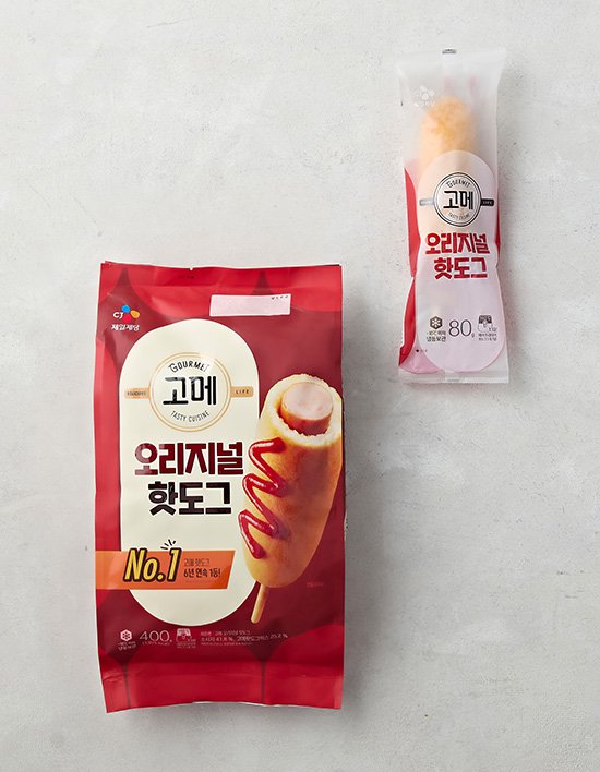 [고메] 오리지널 핫도그 400g(80gX5개입)