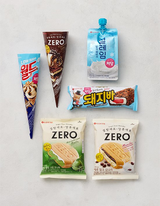 [롯데웰푸드] 저당 아이스크림 골라담기 6종(택1)