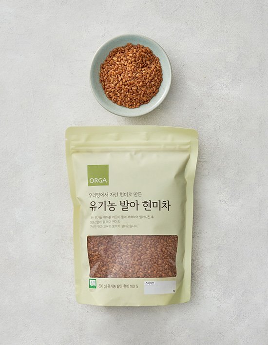 [올가] 유기농 발아 현미차 500g