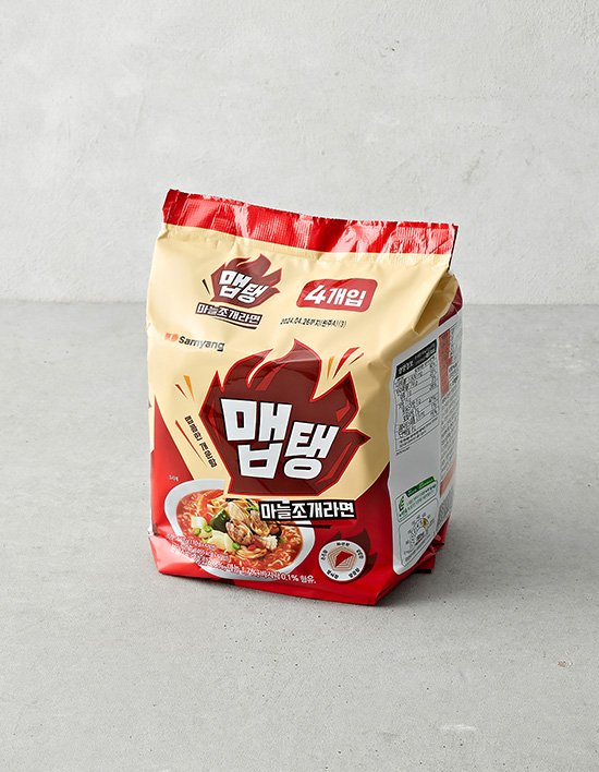[삼양] 맵탱 마늘조개라면 4입