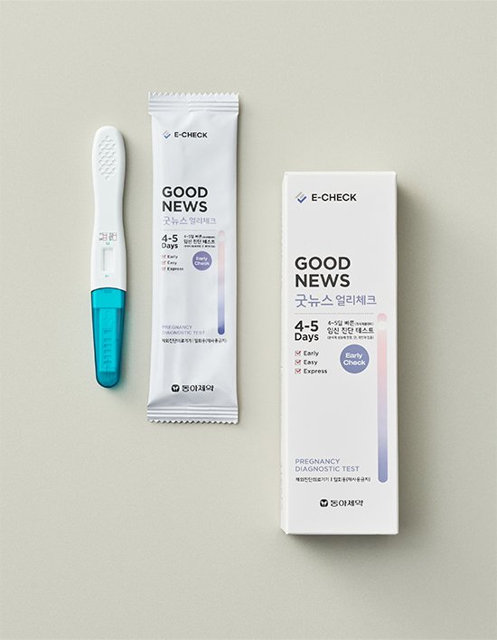 [굿뉴스] 얼리체크 임신진단 테스트기 4입