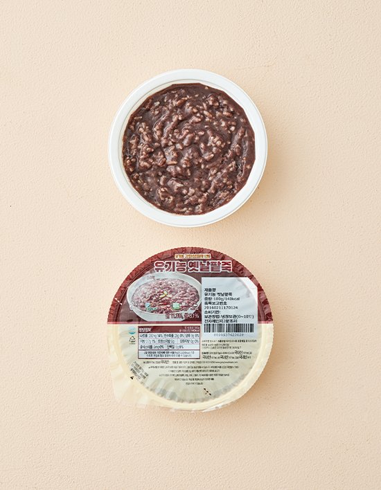 [섬죽] 유기농 비건 옛날팥죽 180g