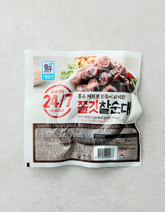 [대림선] 24/7 쫄깃 찰순대500g