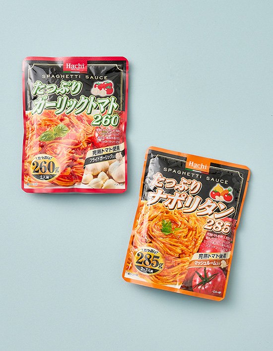 [하치] 일본식 타푸리 토마토 파스타소스 2종 (나폴리탄 소스 외)