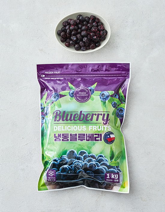 냉동 칠레산 블루베리 1kg