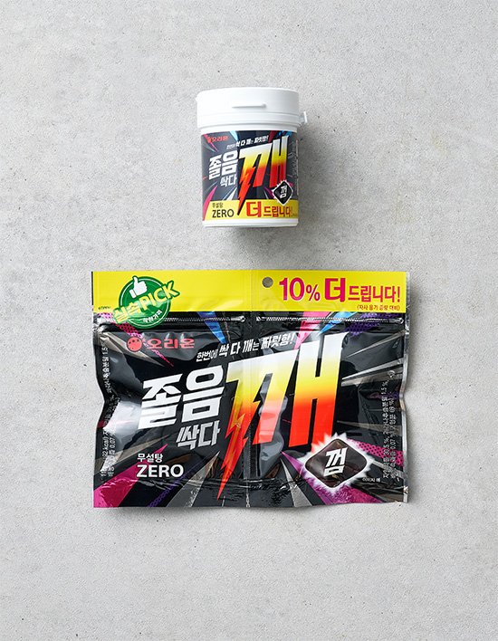 [오리온] 졸음싹다깨 껌 2종 (택1)