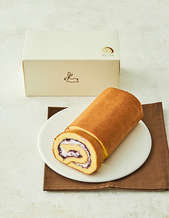 [한스케익] 블루베리 크림롤 430g