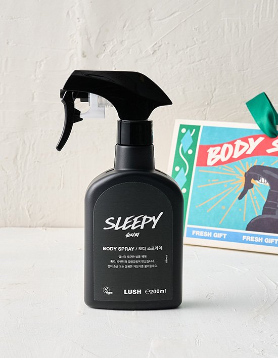 [러쉬] 슬리피 보디 스프레이 200ml  (+ 선물박스)