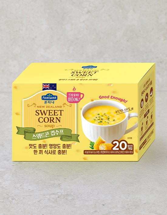 [폰타나] 뉴질랜드 스위트콘 수프 400g (20gX20팩)