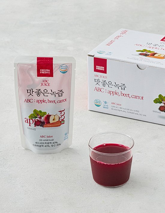 [프로즌프레시] 맛좋은녹즙 ABC 주스 (120mL X 10개)