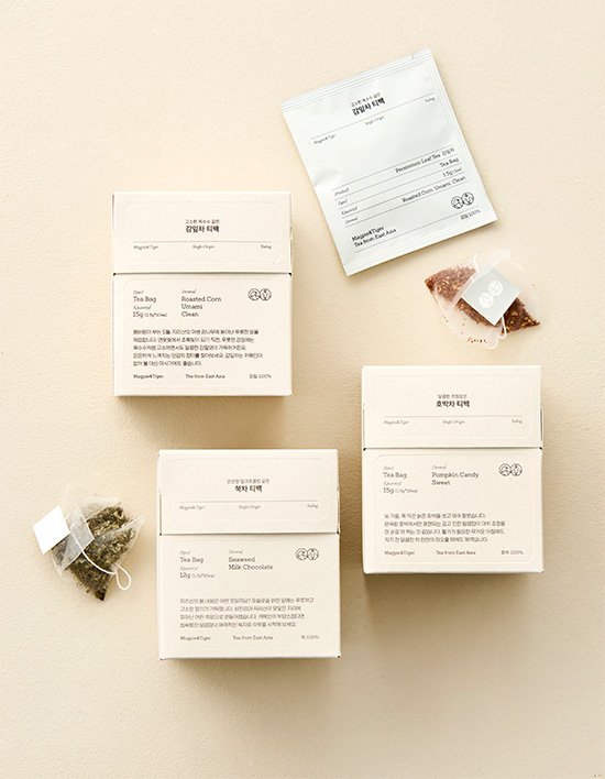 [맥파이앤타이거] 논카페인 티백 10개입 3종 (택1)