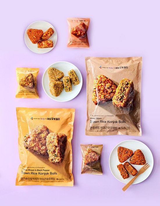 [제일맞게컬리] 현미곤약 주먹밥 3종 (택1)