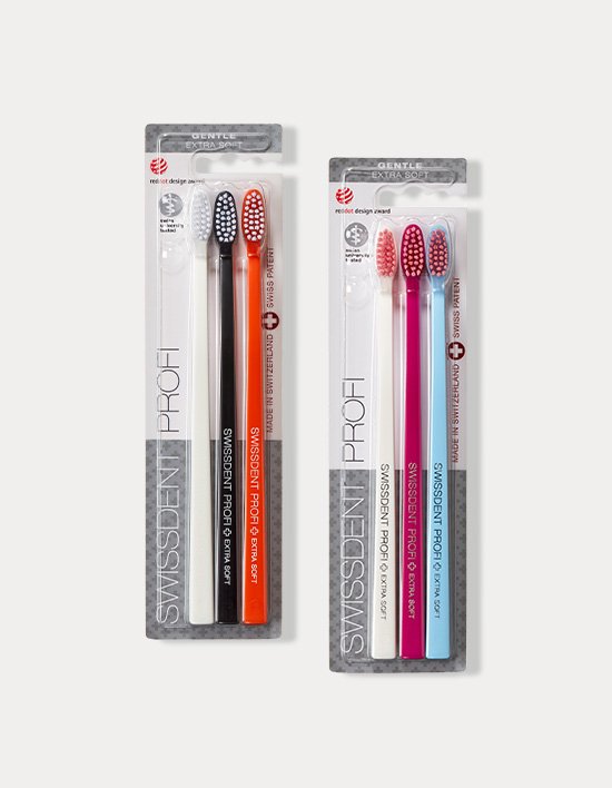 [스위스덴트] 초미세모 젠틀 칫솔 트리플팩 (3개입) 0.12mm extra soft 2종 (택1)