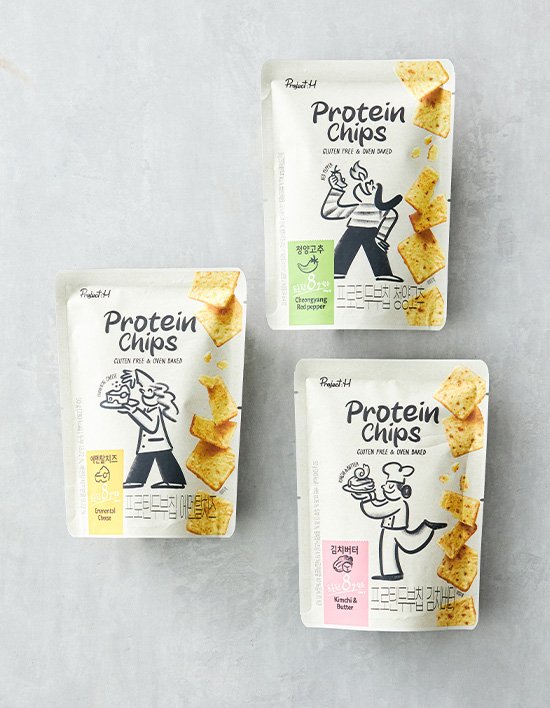 [Project H] 프로틴두부칩 3종 (택1)