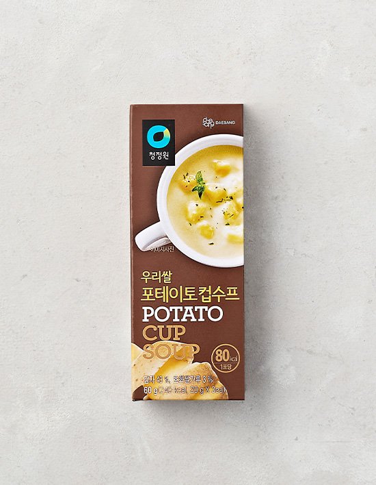 [청정원] 우리쌀포테이토컵수프 60g