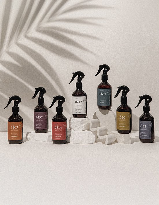 [메르헨트] 퍼퓸 섬유향수 룸 스프레이 섬유탈취제 250ml 7종 (택1)