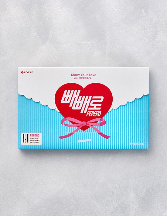 [롯데] 빼빼로 편지지 3입 기획 113g