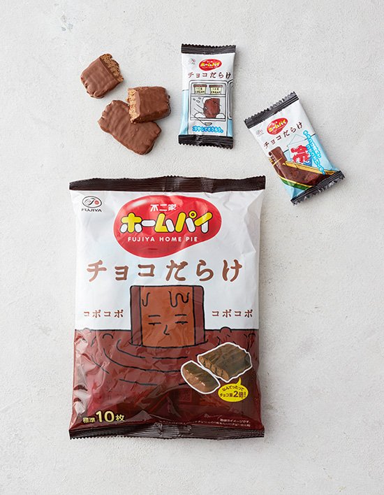 [후지야] 초콜렛 홈파이 초코다라케 115g