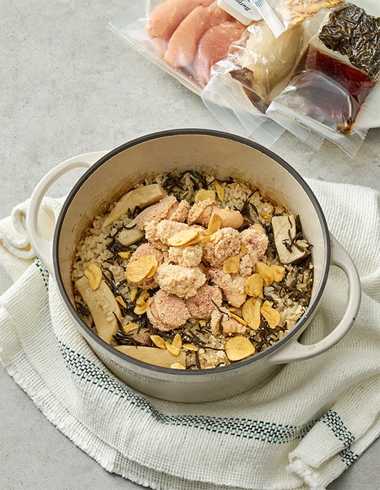 [마이셰프] 고소한 버터 명란 솥밥