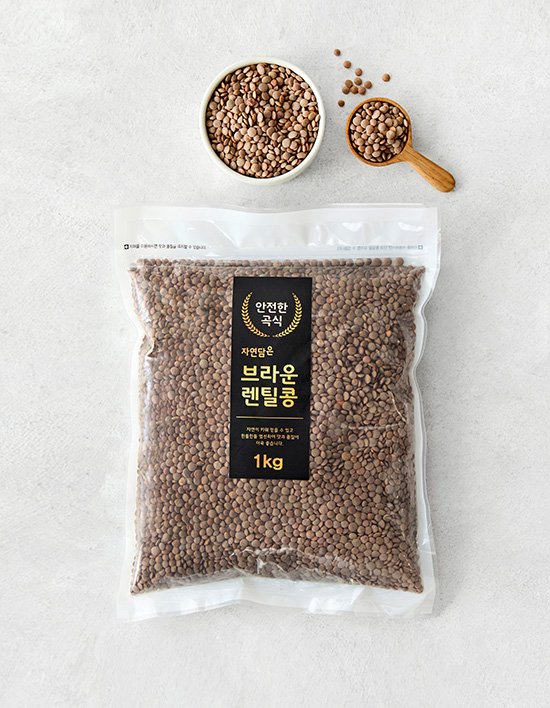 [자연담은] 브라운렌틸콩 1kg