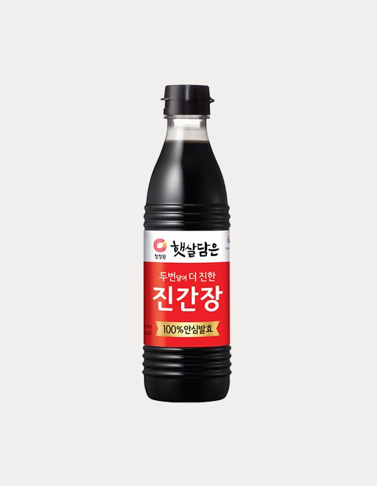 [청정원] 햇살담은 두번달인진간장 500ml