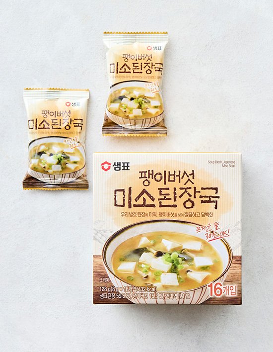[샘표] 미소된장국 8g*16입