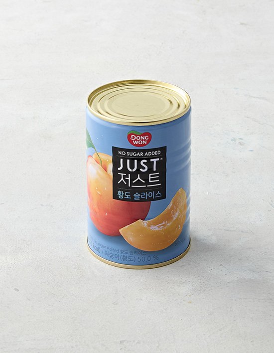 [동원] 저스트 No Sugar 황도 슬라이스 400g