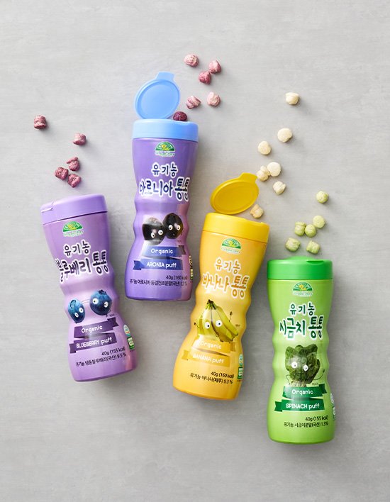 [오가닉스토리] 유기농 통통 4종