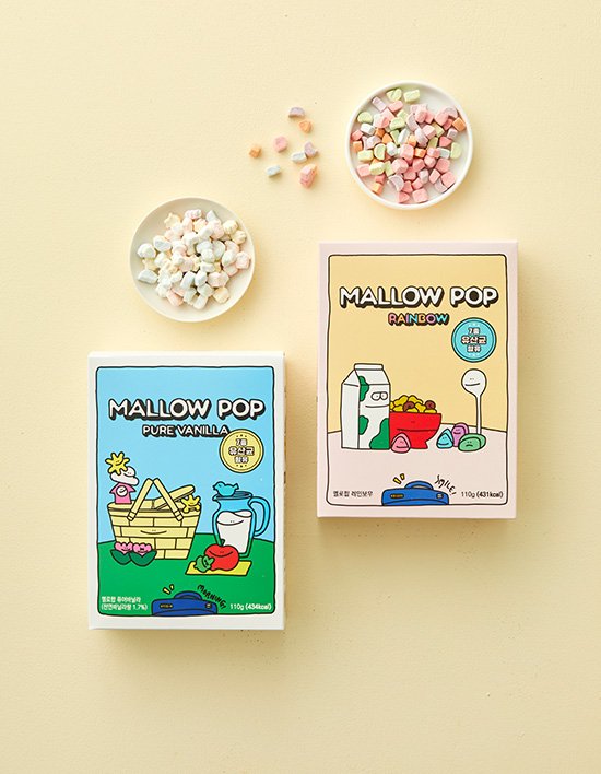 [멜로팝] 건조 마시멜로우 3종