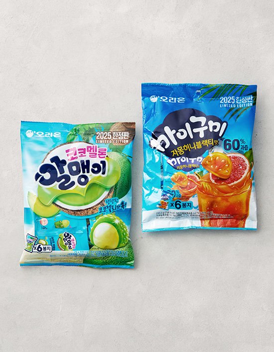 [오리온] 시즌한정 여름맛 젤리 2종 (택1)