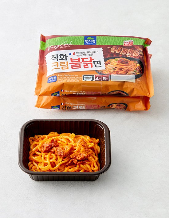 [면사랑] 직화 크림불닭면 (2개입)