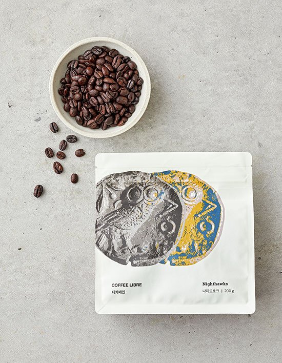 [커피리브레] 디카페인 블렌드 원두 200g  (나이트호크)