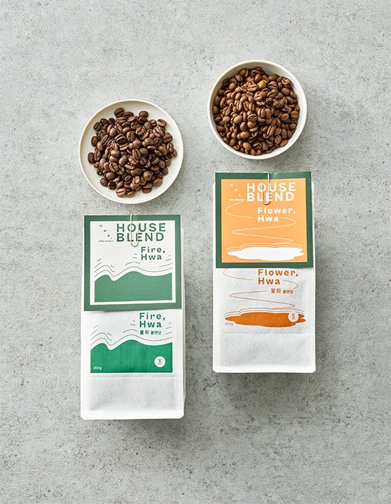 [커피화] 블렌딩 원두 200g 2종 (택1)
