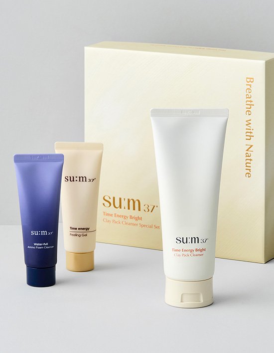 [숨37] 타임 에너지브라이트 팩 클렌저 150ml 기획
