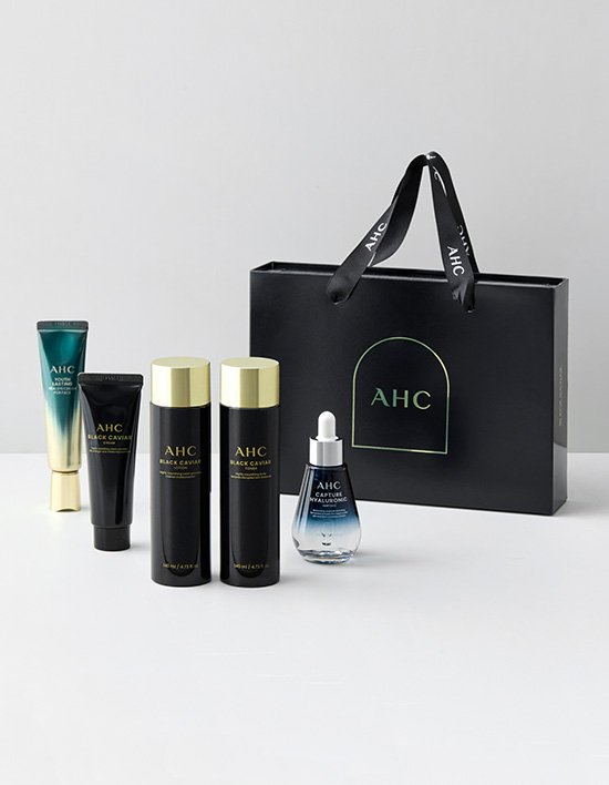 [AHC] 블랙캐비어 유스리츄얼 케어 선물세트