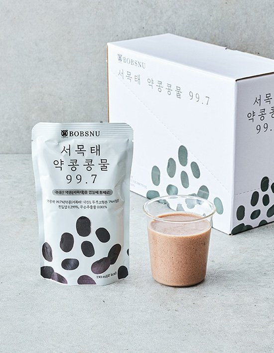 [밥스누] 서울대 서목태 약콩 콩물두유 (190mL X 10개)
