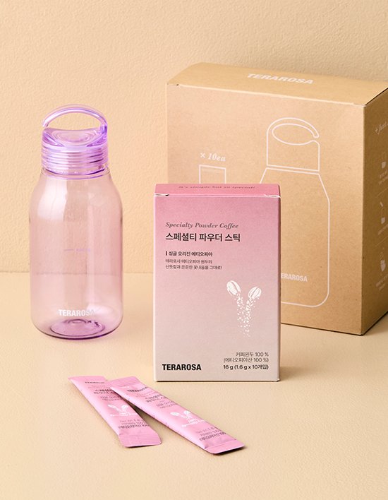 [테라로사] 에티오피아 스페셜티 파우더 스틱&보틀 세트