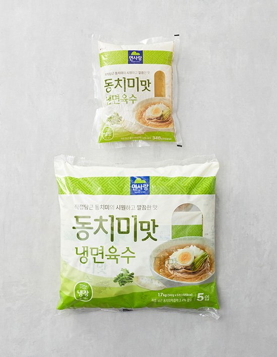 [면사랑] 동치미맛 냉면육수 340gx5개