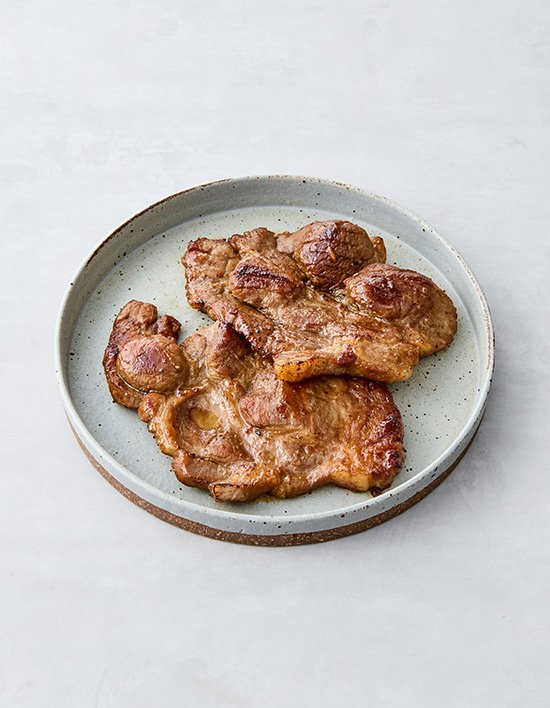 [갈비아저씨] 수제 돼지갈비맛 양념 목살 300g (냉동)