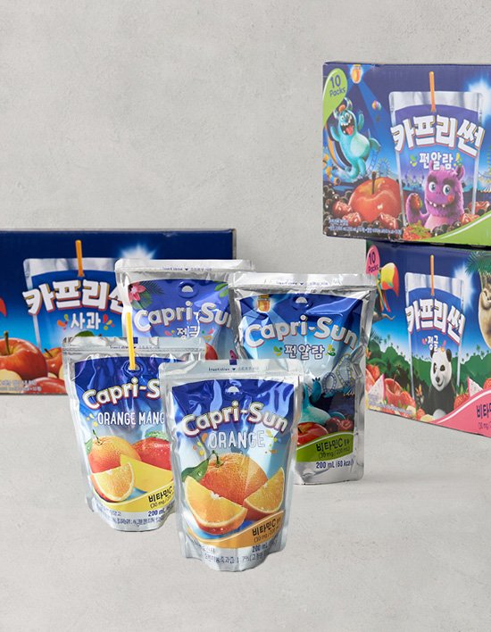 [카프리썬] 주스음료 200mL X 10개입 6종 (택1)