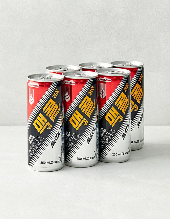 [일화] 맥콜 제로 (250mL X 6캔)